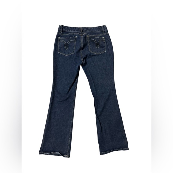 LOFT Curvy Boot Cut Denim Jeans Classic Style Western Festival Size 10P Rodeo - Picture 7 of 7